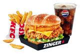 Zinger Supercharger Tower Burger Meal 🔥