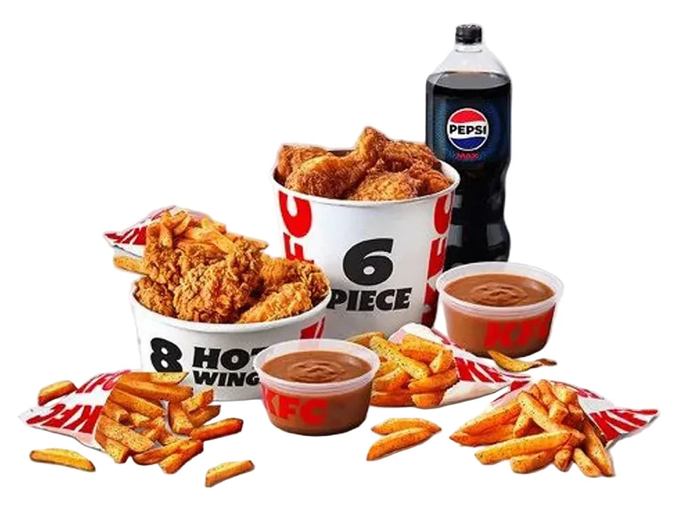 Football Double Bucket (Hot Wings)