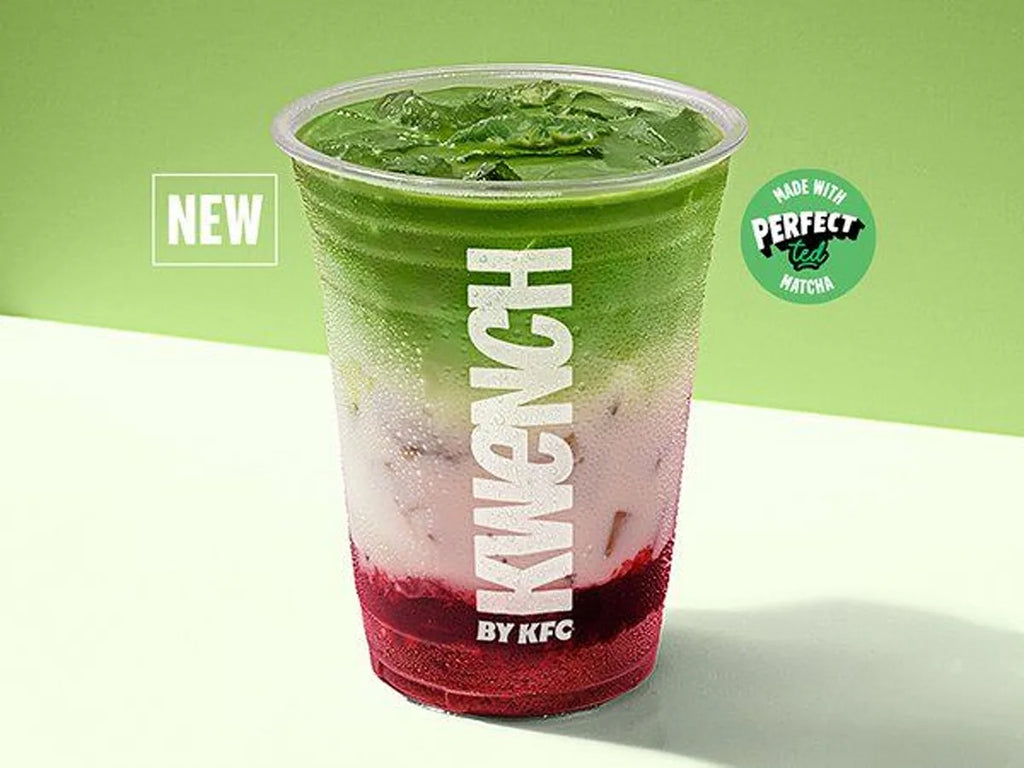 Strawberry Shortcake Iced Matcha