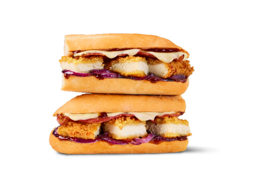 Hot BBQ Chicken & Bacon Melt Baguette