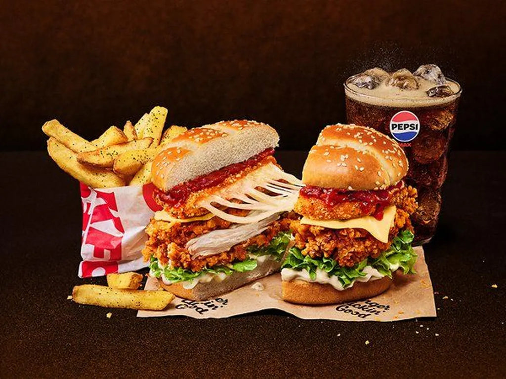 Mozzamelt Burger Meal
