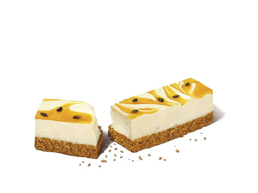 Mango & Passionfruit Cheesecake Bar