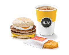 Double Sausage & Egg McMuffin Meal