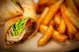 Portabello Mushroom & Grilled Halloumi Wrap + 2 Regular sides