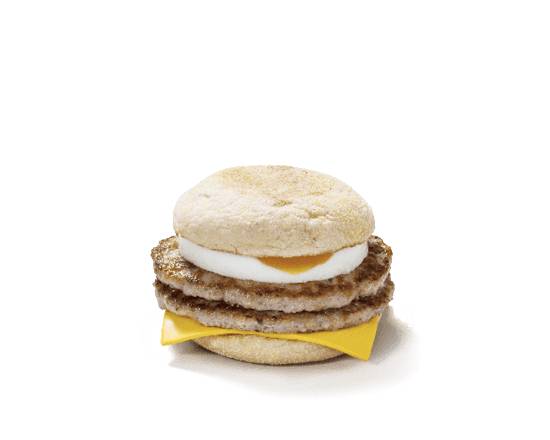 Double Sausage & Egg McMuffin