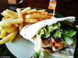 Double Chicken Pitta + 1 Regular side