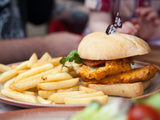 Double Chicken Burger + 1 Regular side