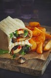 Portobello Mushroom & Halloumi Wrap